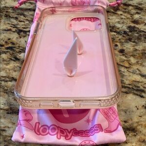 Loopy Case Blush Pink Phone Cover with Dual Loops